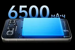 Аккумулятор 6500 мАч, зарядка 90 Вт